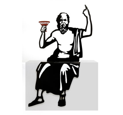 Σωκράτης μεταλλική φιγούρα